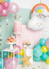 Balon foliowy Cyfra ''9'', 86cm, złoty