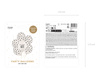 Balony 30 cm, Happy Birthday, Metallic Cold Gold (1 op. / 6 szt.)