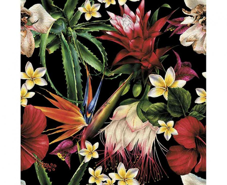 #ZSE Serwetki papierowe Paradise Flowers on Black, 33 x 33 cm,  20 szt.