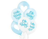 #BL Balony D11 Oh Baby Boy 1C2S, 6 szt.
