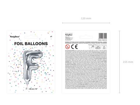Balon foliowy Happy Birthday, 340x35cm, złoty