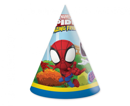 #STAI Czapeczki papierowe Spidey & His Amazing Friends, 6 szt.