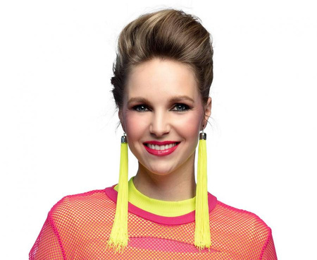 #STAI Kolczyki Festival neon yellow