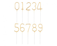 #ZOF Złote cyfry 0-9 (display zawiera 120 zimnych ogni) KK