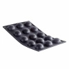 Forma silikonowa, mata Moul’Flex do ciastek - półkule 30x17,5 cm DE BUYER