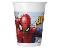 #ZKU Kubeczki plastikowe (WM) Spiderman Crime Fighter, 200 ml, 8 szt. (SUP label) KK