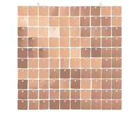 #DEI Panel dekoracyjny szampański, przezroczyste tło, 30x30 cm/ 100 kwadratów