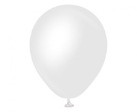 #BL Balony  5" Opaque Satin Snow White , 50 szt.