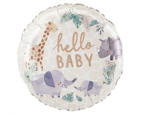 #BFK Balon foliowy 18" CIR- Soft Jungle baby
