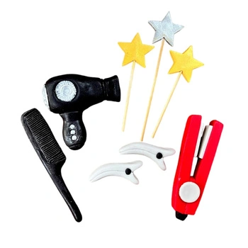 Figurki na tort SALON FRYZJERSKI ZESTAW 2D 