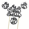 Topper na tort Happy Birthday MUZYKA PIANINO GITARA