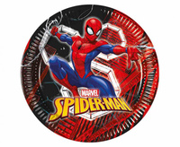 #ZTA Talerzyki papierowe Spiderman World Of Web, 23cm, 8 szt.