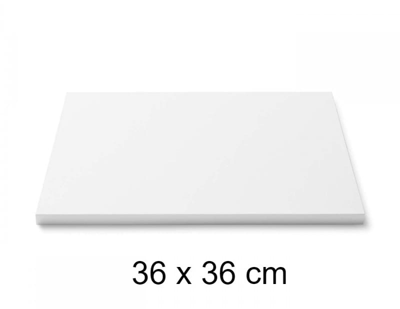 Biały podkład pod tort 36x36 cm h 1,2 cm