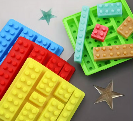 Foremka silikonowa do dekoracji KLOCKI 12x12 cm