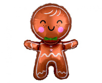 #BFK Balon foliowy Piernikowy ludzik, 39x54cm