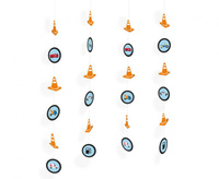 #DEI Zawieszka dekoracyjna papierowa, On The Road 130 cm