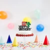 Papierowy topper na tort HAPPY BIRTHDAY MINECRAFT