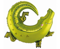 #BFK Balon foliowy Krokodyl, 80x71 cm AA