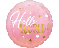 #BFK Balon foliowy 18" CIR - Baby girl, różowy