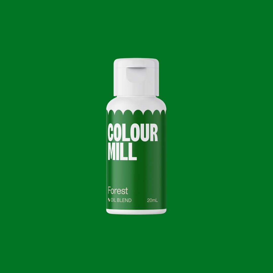 Barwnik olejowy do mas tłustych FOREST 20 ml Colour Mill - buteleczka