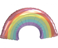 #BFK Balon foliowy SuperShape holo iredescent pastel rainbow