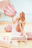 Balon foliowy I Love You, 260x40 cm, czerwony