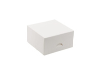 Pudełko na ciasto 13x13x7 cm BIAŁE