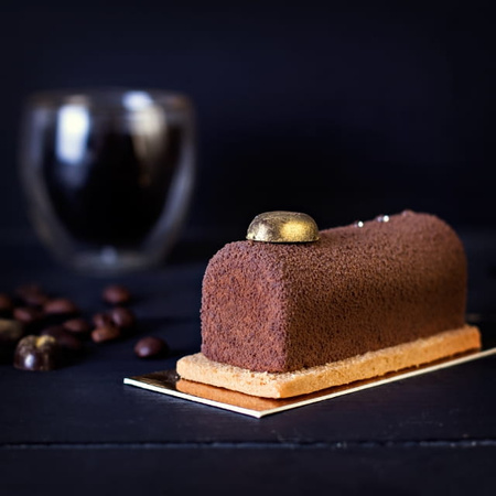 Bankietówki podkładki pod monoporcje dwustronne ZŁOTO SREBRNE 5x9 cm 50 szt.