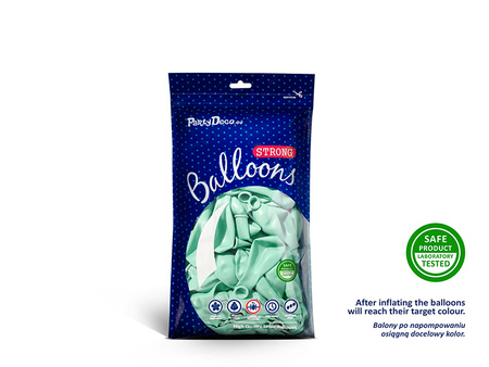 Balony Strong 27cm, Pastel Light Mint (1 op. / 100 szt.)