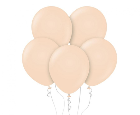 #BL Balony Beauty&Charm, pastelowe, cieliste 18" / 5 szt.