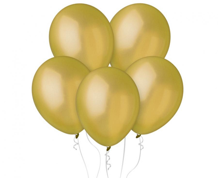 #BL Balony Decomex 11", metallic Gold, 100 szt.