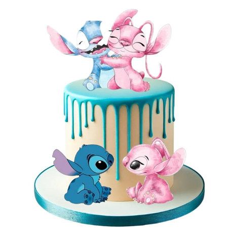 Opłatek na tort LILO & STICH WZ. III