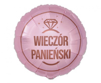 #BFK Balon foliowy Wieczór Panieński (różowy), 18 cali KK