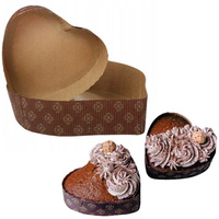 Forma papierowa do pieczenia SERCE 13x13x3,5 cm 100g 10 szt.