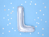 Balon foliowy Litera ''E'', 35cm, złoty