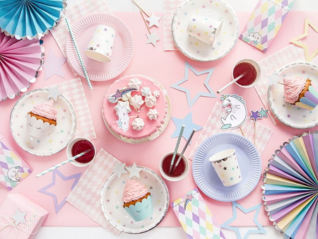 Papilotki na muffinki Jednorożec 6 szt.