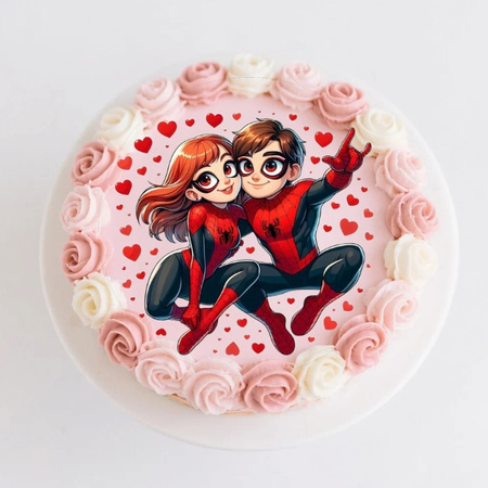 Opłatek na tort SPIDERMAN WZ.III
