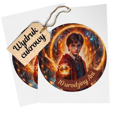 Opłatek na tort HARRY POTTER WZ. XV