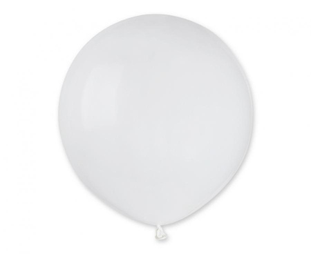 #BL Balony G19 pastel 19" - White 001 / 25 szt.