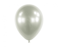#BL Balon 5" RND Satin Luxe Platinum, 100 szt