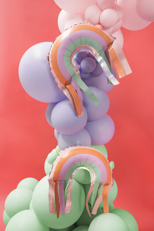 Balon foliowy Tort, 62x104 cm, mix
