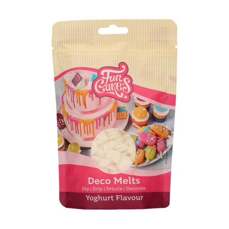 Deco Melts Pastylki Czekoladowe BIAŁY JOGURTOWY 250g Fun Cakes