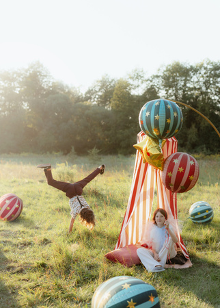 Balon foliowy Cyfra '1', 86cm, jasny beż