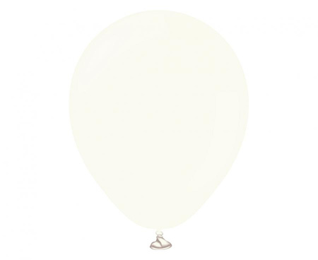 #BL Balony  5" Retro White , 100 szt.