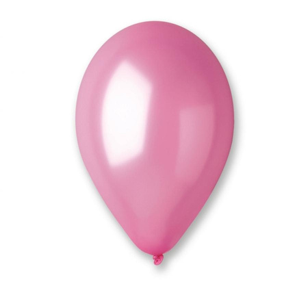 #BL Balony GM90 metal 10" - różowe 33/ 100 szt.