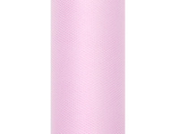 Tiul gładki, j. róż, 0,15 x 9m (1 szt. / 9 mb.)