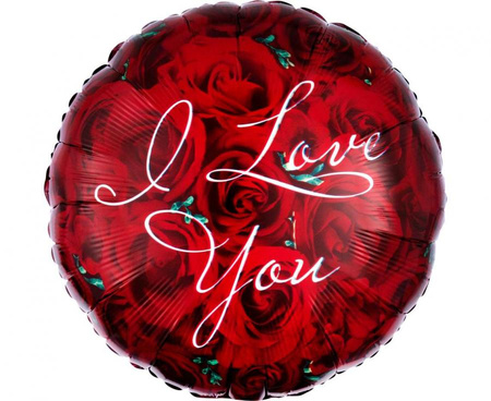 #BFK Balon foliowy 18" I Love You Roses