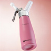 Syfon do bitej śmietany 0,5L, Pastelowy różowy, ?80x(H)260mm HENDI