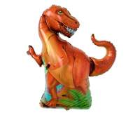 #BFK Balon foliowy Dinozaur T-rex, pomarańczowy, 66x59cm