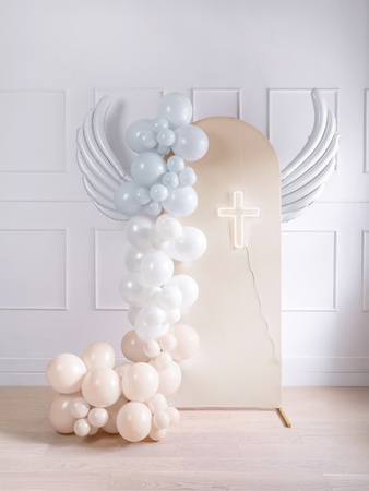 Balon foliowy Cyfra ''5'', 86cm, srebrny